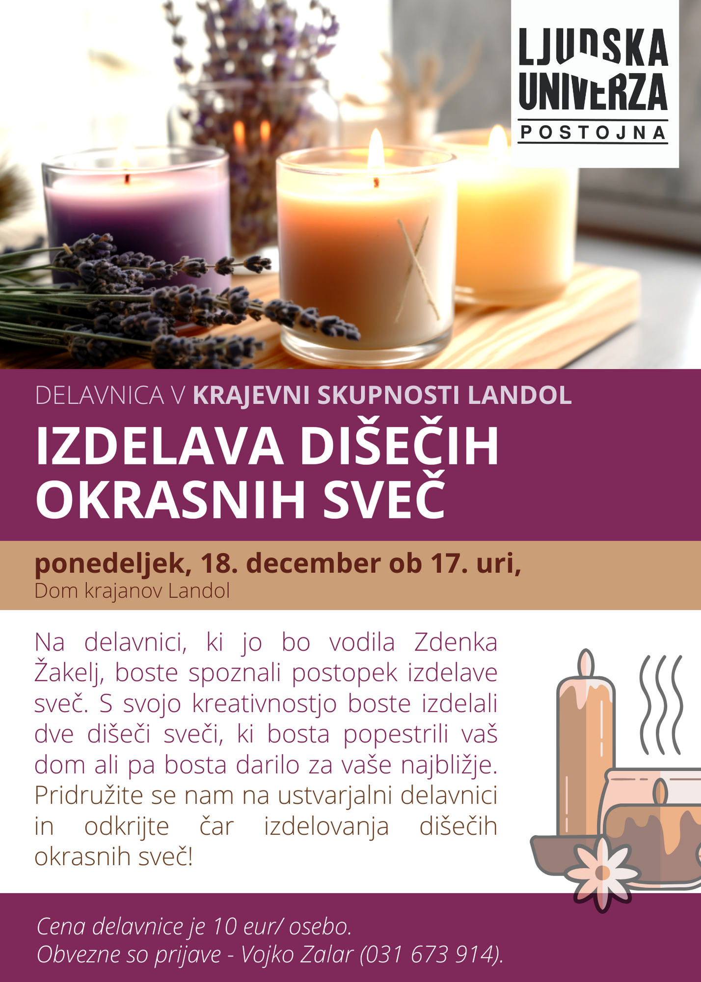 landol _ okrasne sveče